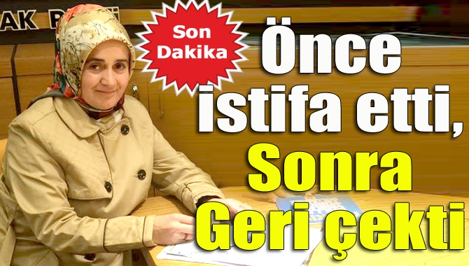 Ak Parti İlçe Kadın Kolları Başkanı Nilüfer Çelik; “Talihsiz bir