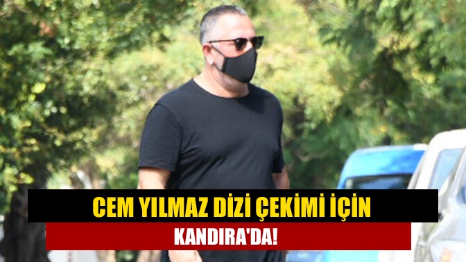 Türkiye'nin ünlü komedyeni Cem Yılmaz 'Erşan Kuneri' isimli dizi çekimleri