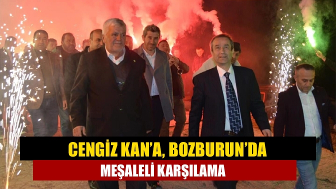 Bozburun Mahallesi’ni ziyaret eden Kandıra Bağımsız Belediye Başkan Adayı Cengiz