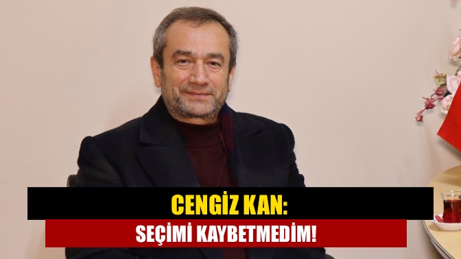 Kandıra’yı 885 oy ile kaybeden Bağımsız aday Cengiz Kan, ‘Seçimi