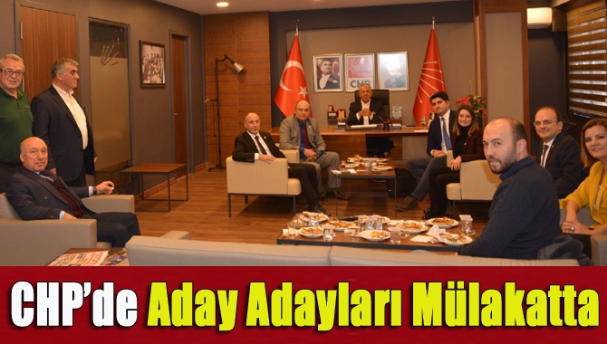 CHP Genel Merkezi tarafından belediye başkan adaylarının belirlenmesi için yapılacak