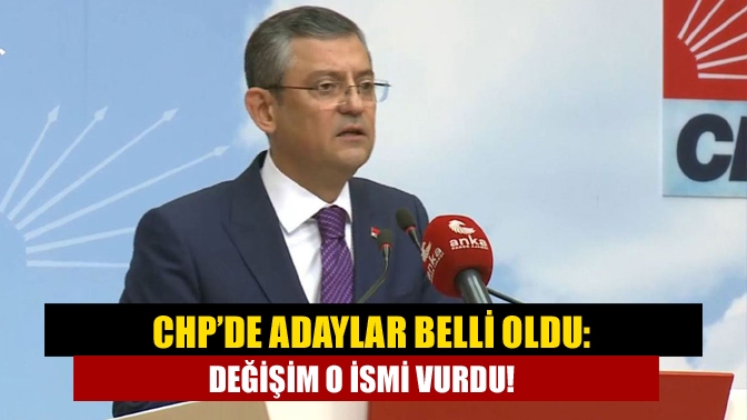 Cumhuriyet Halk Partisi’nde büyükşehirler, iller ve bazı ilçelerdeki adaylar bugün