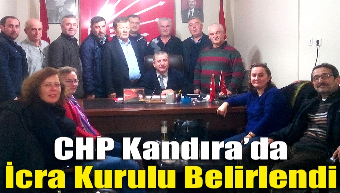 CHP Kandıra İlçe Örgütü 2 Aralık’ta gerçekleştirilen kongrenin ardından ilk