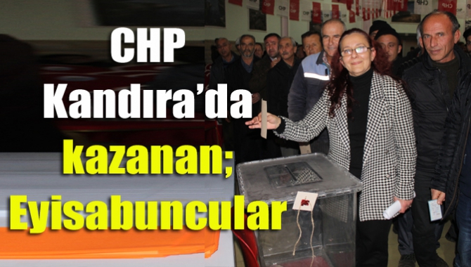 İki adayla gerçekleşen CHP Kandıra İlçe Kongresi’nde 3 oy farkla