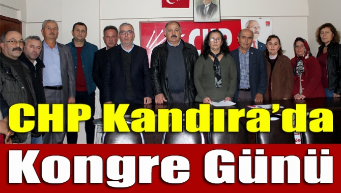 CHP Kandıra İlçe Örgütü 6 Aralık Çarşamba günü (bugün) kongreye