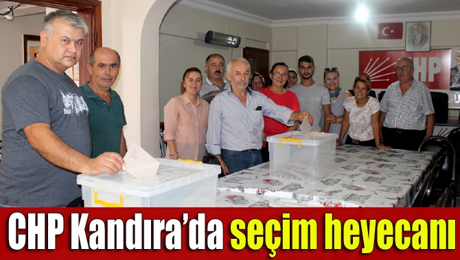 CHP Kandıra ilçe örgütünde delege seçimleri devam ediyor.