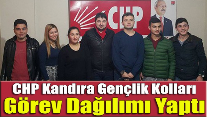 CHP Kandıra İlçe Gençlik Kolları’nın Enis Özcan başkanlığında göreve getirilen