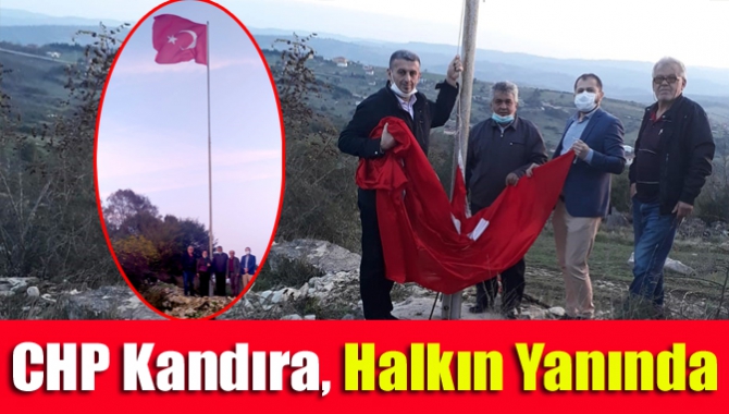 CHP Kandıra İlçe Örgütü, halkın yanında olmaya devam ediyor.