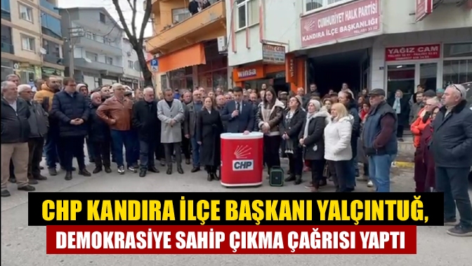 CHP Kandıra İlçe Başkanı Gürcan Yalçıntuğ, Ekrem İmamoğlu ve belediye