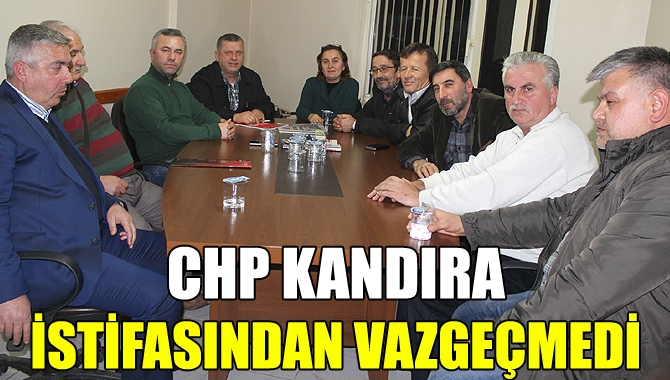 İl Başkanı Cengiz Sarıbay’ın bir süredir istifa kararlarından vazgeçirmeye çalıştığı