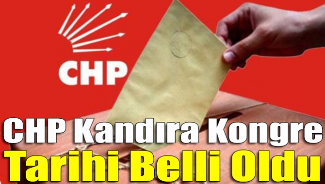 Cumhuriyet Halk Partisi Kandıra İlçe Örgütü’nün kongresi 2 Aralık 2015