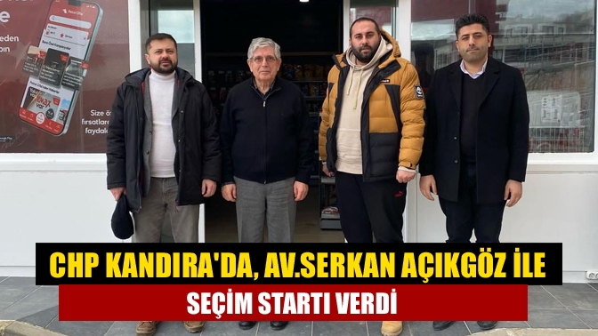 31 Mart’ta yapılacak olan yerel seçimlerde Kandıra Belediye Başkanlığı’na CHP’den