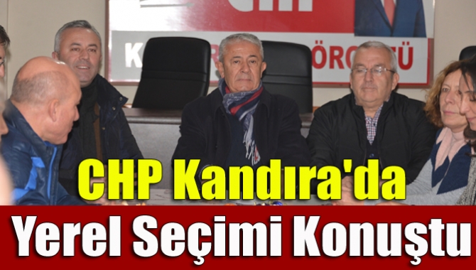CHP İl Başkanı Cengiz Sarıbay ve yönetim kurulu üyeleri Kandıra