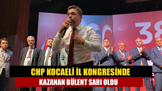 CHP Kocaeli İl Başkanlığı kongresinde Uğraş Çiftçi ve Bülent Sarı