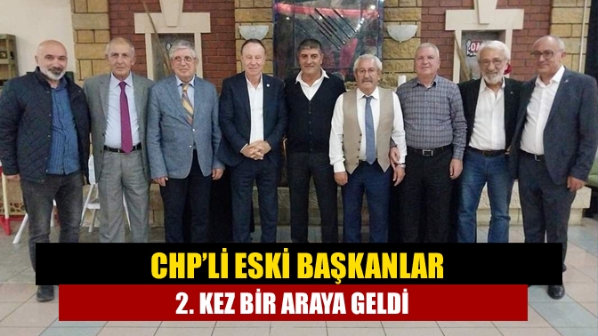 Kocaeli’nin CHP’li eski belediye başkanları ikinci kez bir araya geldi.
