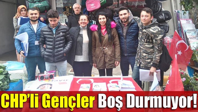 CHP Kandıra İlçe Gençlik Kolları, Kandıra merkez ve mahallerinde dolaşarak