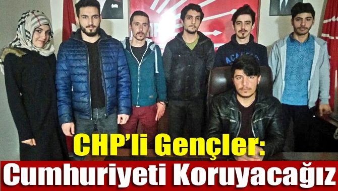 CHP Kandıra İlçe Gençlik Kolları, referandum seçimleriyle ilgili basın açıklaması