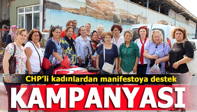 CHP İl Kadın Kolları üyeleri, Genel Başkan Kemal Kılıçdaroğlu’nun Taksim’de