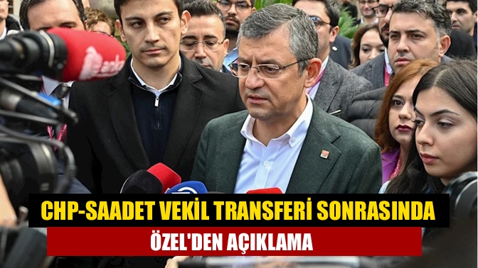 Cumhuriyet Halk Partisi (CHP) Genel Başkanı Özgür Özel, “Kütahya Milletvekilimiz