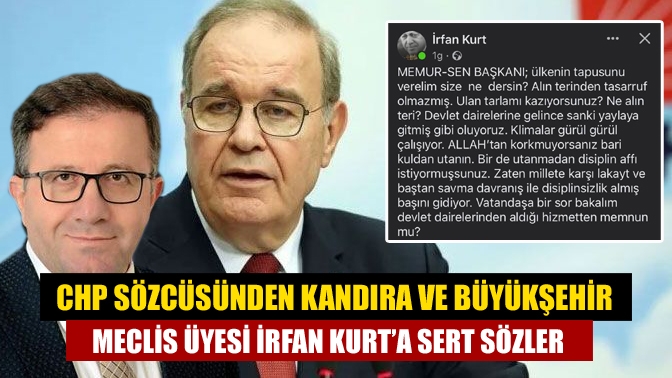 CHP MYK sürerken bir basın toplantısı düzenleyen Parti Sözcüsü Faik