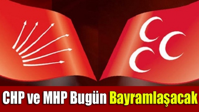 Kandıra’da kent bayramlaşması bayramın birinci günü gerçekleşirken CHP ve MHP