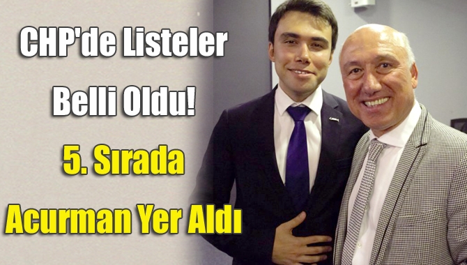 CHP’de yapılan MYK toplantısı sonrası listeler belli olmaya başladı. Kocaeli
