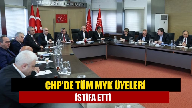 CHP Genel Başkanı Kemal Kılıçdaroğlu başkanlığındaki Merkez Yönetim Kurulu (MYK)
