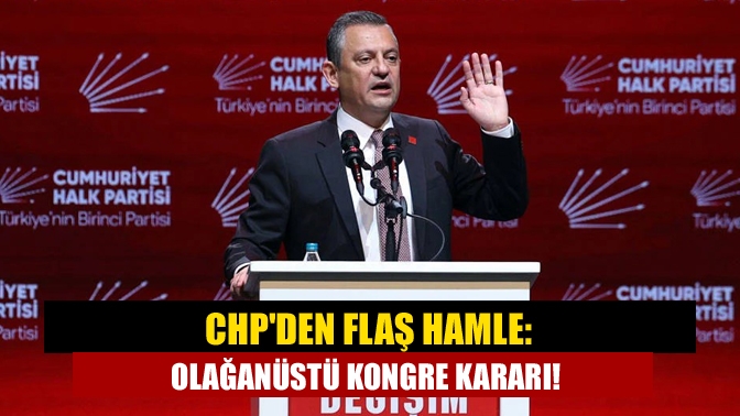CHP Genel Başkanı Özgür Özel, şaibeli kurultay iddialarının ardından 6