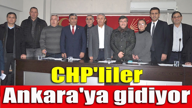 Partisinin ilçe başkanlarıyla toplantı düzenleyen CHP İl Başkanı Cengiz Sarıbay,