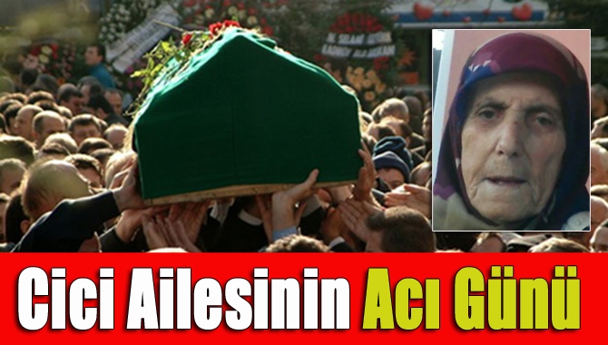 Kandıra’nın tanınmış ailelerinden merhum Necati Cici’nin eşi Muhlise Cici (87),
