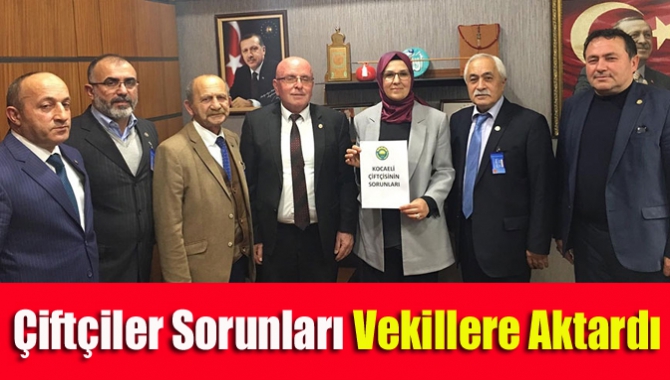İlimizdeki ziraat odası başkanları geçtiğimiz günlerde TBMM’ye giderek
Kocaelili milletvekilleri ile