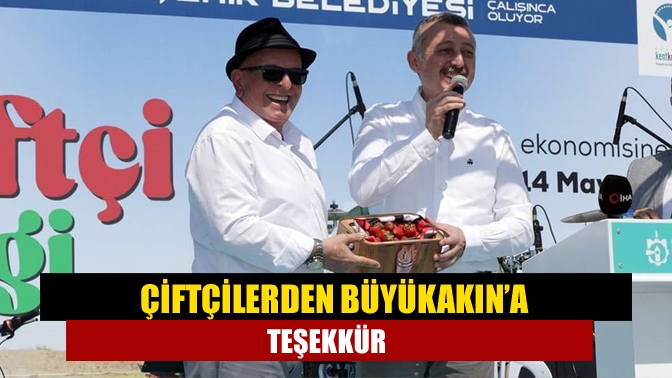 Ziraat Odası Başkanı Erdal Çetin, desteği için Başkan Büyükakın’a teşekkür