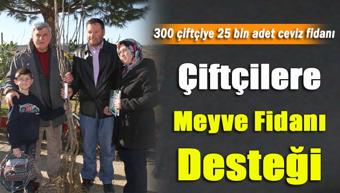 Büyükşehir, kırsal kalkınmaya destek vermek amacıyla Meyveciliği Geliştirme Projesi kapsamında