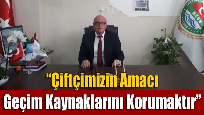 Kandıra Ziraat Odası Başkanı Erdal Çetin, Çakmaklar Mahallesi’nde çiftçilerin kaçak