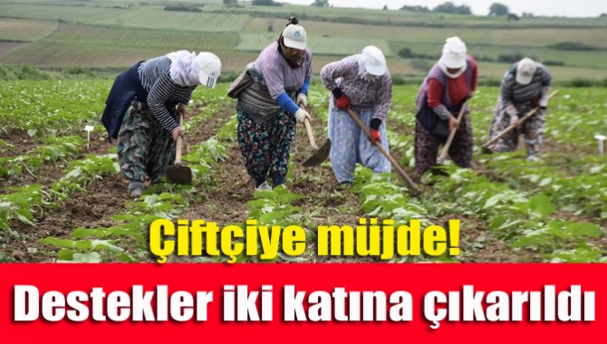 Tarım ve Orman Bakanlığı tarafından çiftçilere 2020 yılı destekleri kapsamında