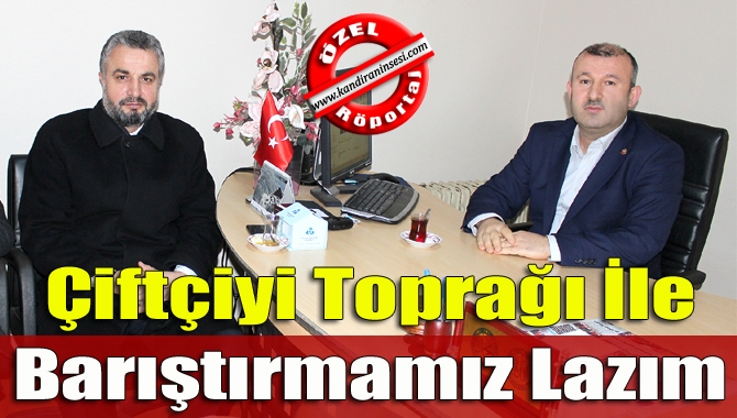 Kandıra ARGEM Başkanı Hüseyin Bayrak, tarımla uğraşmayı bırakan çiftçileri toprağı