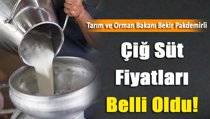 Tarım ve Orman Bakanı Bekir Pakdemirli, ”1 Mayıs 2019’tan geçerli