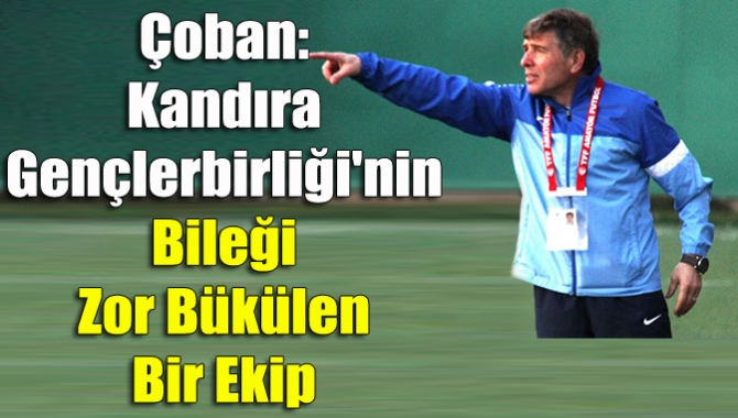 Kandıra Gençler Birliği'nin başarılı teknik adamı Hüseyin Çoban, Başaranspor maçında