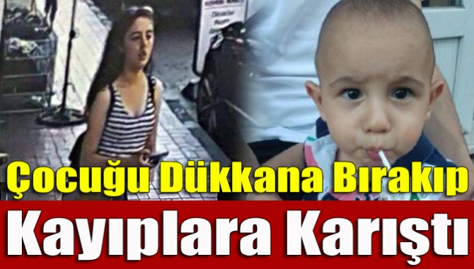 Genç bir kadın, telefoncu dükkanına gidip hemen geleceğini söyleyerek tuhafiye