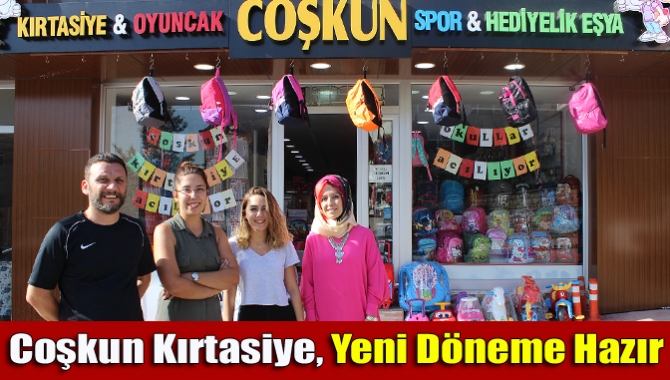 Okul ve kırtasiye alışverişinin vazgeçilmez adresleri arasında yer alan Coşkun