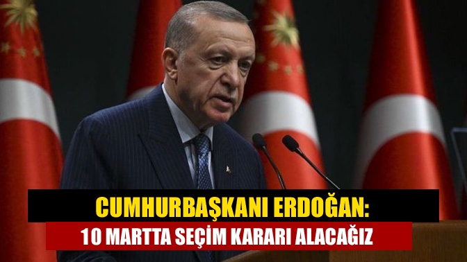 Cumhurbaşkanı Erdoğan başkanlığındaki Kabine Toplantısı'nda 11 ili vuran deprem ve
