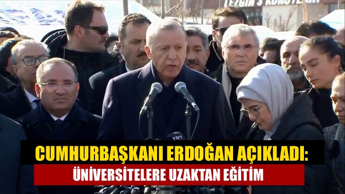 Türkiye'yi sarsan Kahramanmaraş merkezli iki depremin ardından Cumhurbaşkanı Erdoğan, Diyarbakır'da
