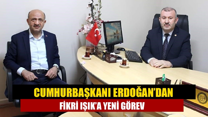 Cumhurbaşkanı Recep Tayyip Erdoğan, Kocaelili eski bakan Fikri Işık'ı, Cumhurbaşkanlığı