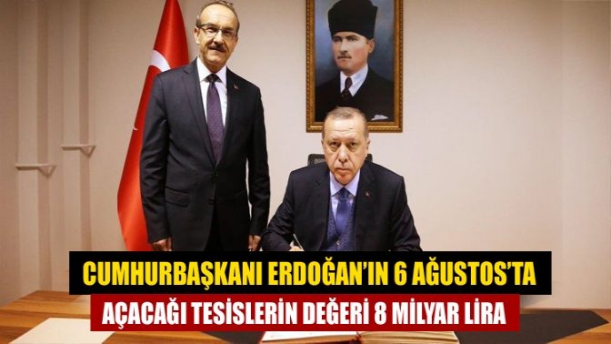 Kocaeli Valisi Seddar Yavuz, Cumhurbaşkanı Recep Tayyip Erdoğan’ın 6 Ağustos’ta