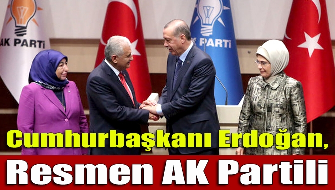 AK Parti 1. Olağanüstü Büyük Kongresi'yle 27 Ağustos 2014'te partisine