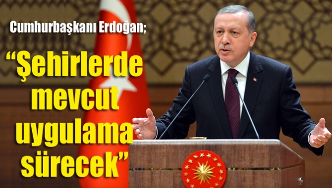 Kabine toplantısının ardından açıklama yapan Cumhurbaşkanı Erdoğan, "Şehirlerimizdeki durumu bir