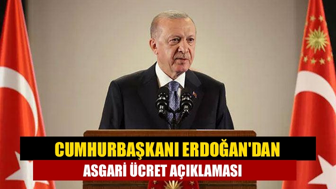 Cumhurbaşkanı, Katar ziyareti öncesi gündeme ilişkin önemli açıklamalarda bulundu. Asgari