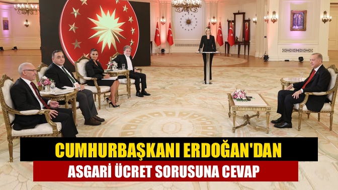 Cumhurbaşkanı Recep Tayyip Erdoğan, CNN Türk ve Kanal D ortak