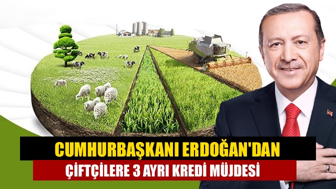 Ziraat Bankası Tarım Ekosistemi Buluşması'nda konuşan Cumhurbaşkanı Erdoğan, çiftçilere 3