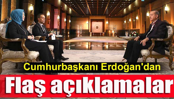 Cumhurbaşkanı Recep Tayyip Erdoğan, ATV-A Haber ortak yayınında 15 Temmuz'daki